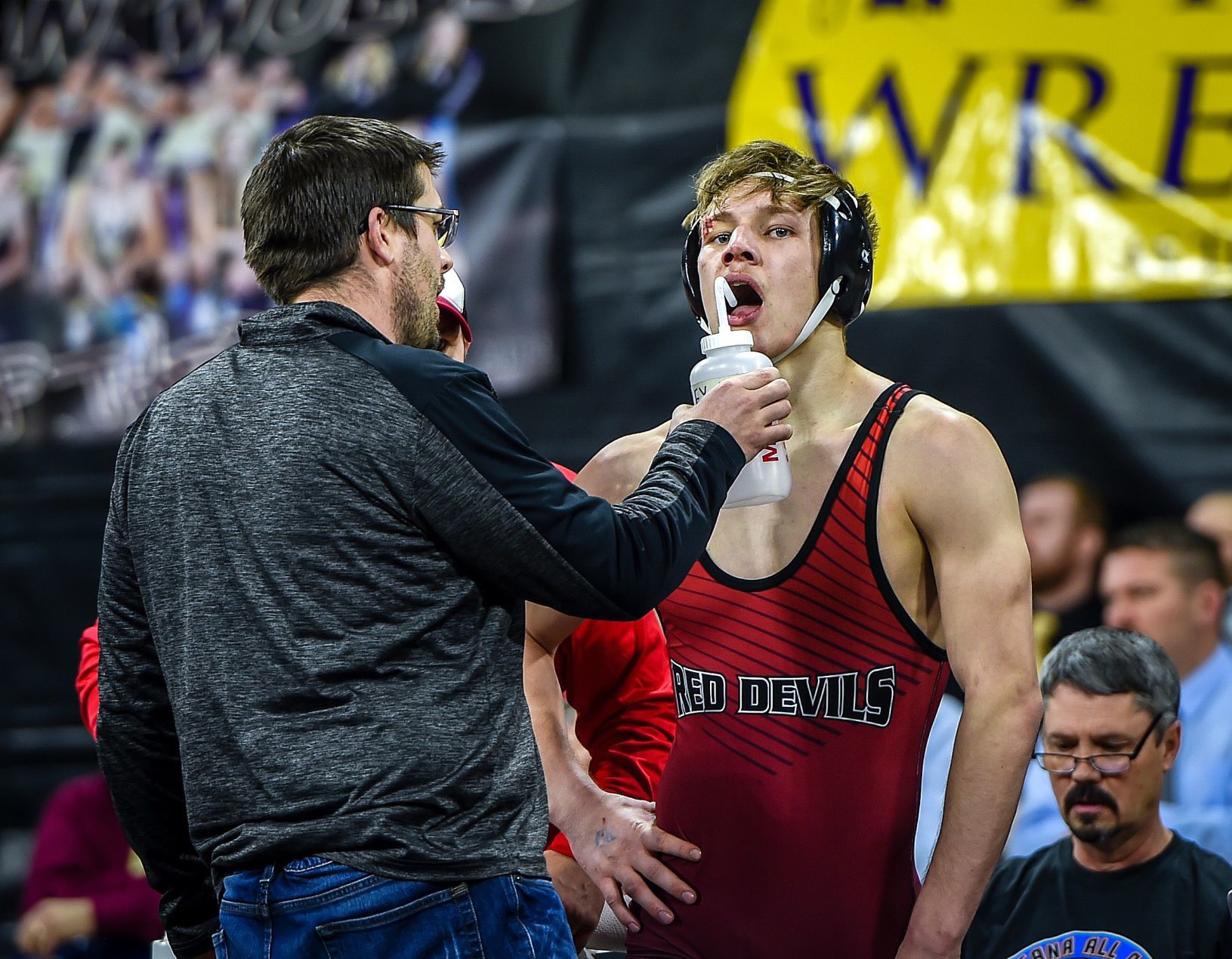 Day two of the wrestling tournament
